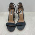 Sandals Heels Block By Steve Madden In Grey, Size: 8.5 Cheap