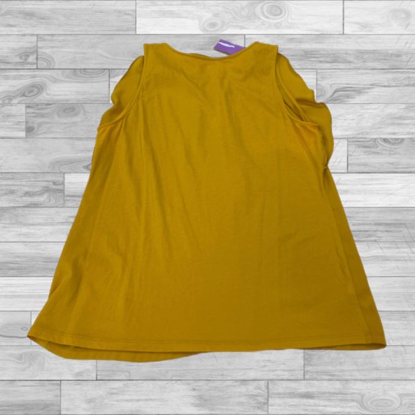 Top Sleeveless By Loft In Yellow, Size: Petite  M Online now