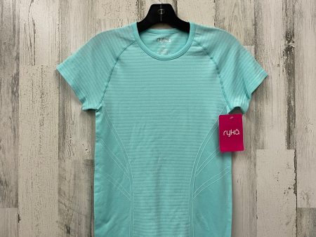 Athletic Top Short Sleeve By Ryka In Blue, Size: M Cheap