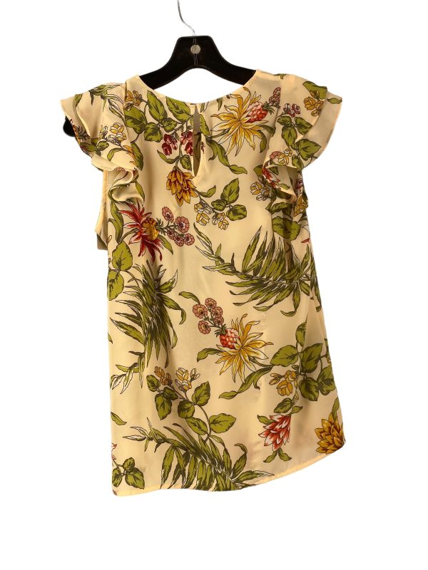 Top Sleeveless By Loft In Floral Print, Size: Xs Online now