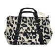 ANIMAL PRINT DUFFLE AND WEEKENDER by CLOTHES MENTOR Size:MEDIUM Supply