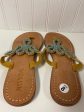 Sandals Designer By Cma In Gold, Size: 8 Online Sale