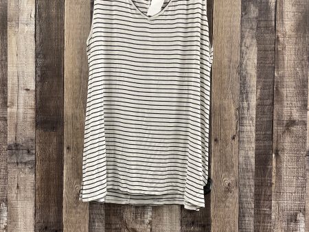 Top Sleeveless By White House Black Market In Striped Pattern, Size: L Sale