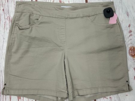 Shorts By Liz Claiborne In Khaki, Size: 14 For Sale