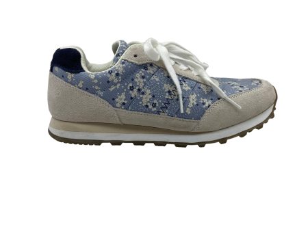 BLUE & WHITE SHOES SNEAKERS by FATFACE Size:7.5 For Cheap