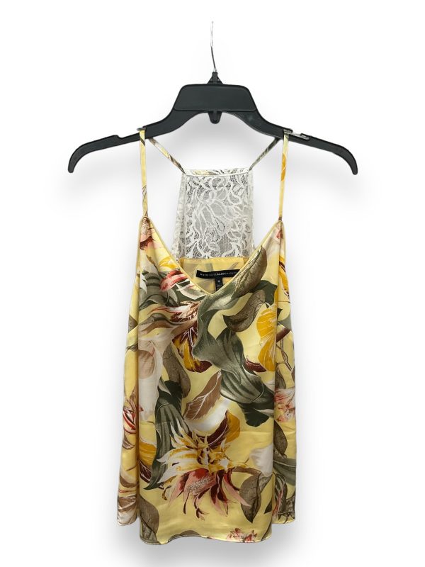 Top Sleeveless By White House Black Market In Floral Print, Size: M Online