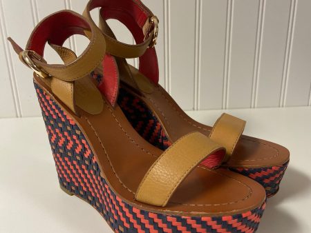 Sandals Designer By Coach In Tan, Size: 7.5 For Sale