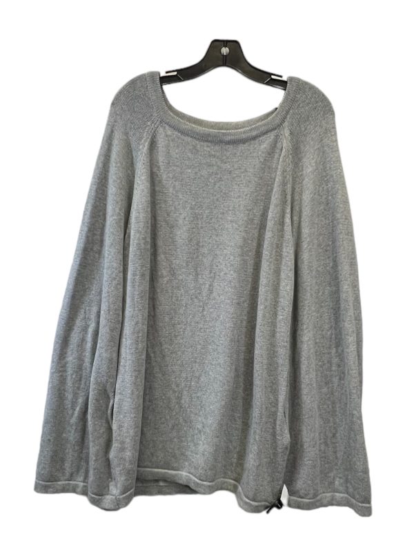 Poncho By Iman Hsn In Grey For Sale