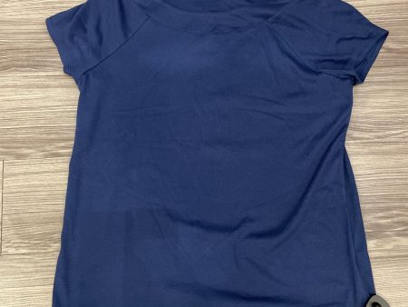 Top Short Sleeve By Westport In Navy, Size: 2x on Sale