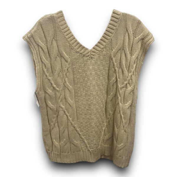 Vest Sweater By Andree By Unit In Brown, Size: S on Sale