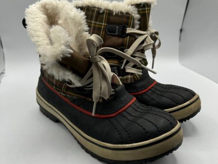 Boots Snow By Sorel In Plaid Pattern, Size: 7 Fashion