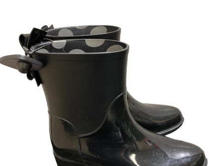 Boots Rain By Kate Spade In Black, Size: 6 Sale