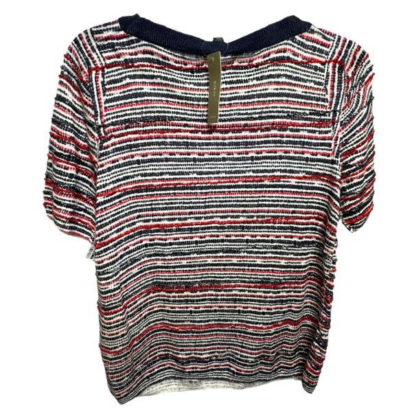 Linen Beaded Tee By J. Crew In Striped Pattern, Size: S Cheap