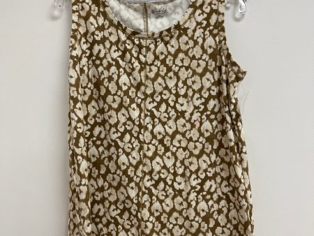 Top Sleeveless By Wonderly In Animal Print, Size: M Online