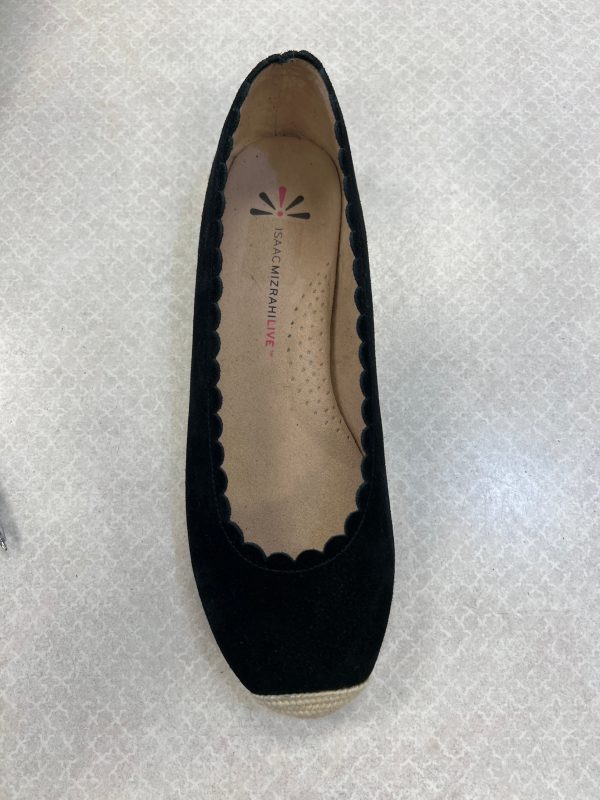 Shoes Flats Ballet By Isaac Mizrahi Live Qvc In Black, Size: 8 Online Sale