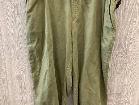 Capris By Liz Claiborne In Green, Size: 18 on Sale