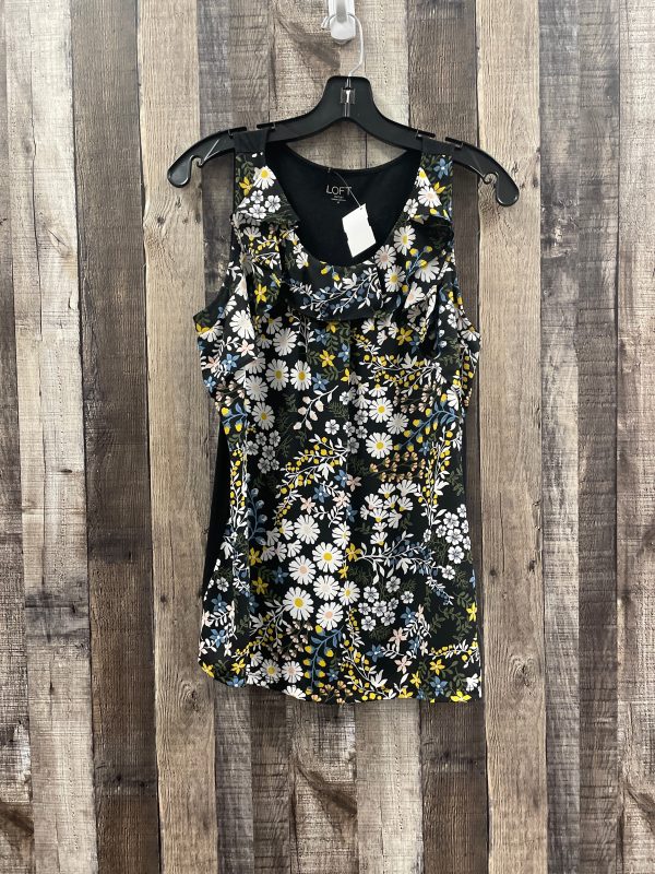 Blouse Sleeveless By Loft In Floral Print, Size: M Sale