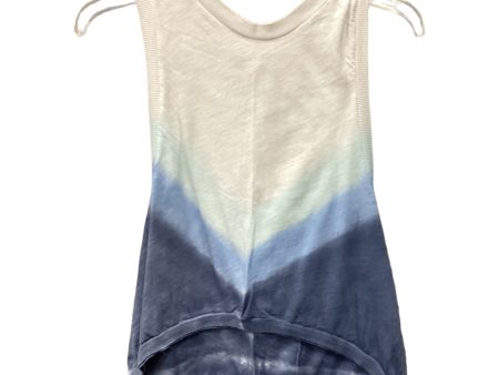 Top Sleeveless By Free People In Blue & White, Size: Xs Online Sale