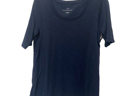 Top Short Sleeve Basic By J. Jill In Navy, Size: S Cheap