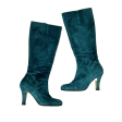 Boots Knee Heels By Lenora In Teal, Size: 5.5 on Sale