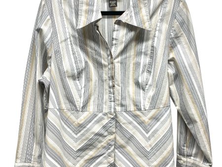 Blouse 3 4 Sleeve By Lane Bryant In Striped Pattern, Size: L Supply