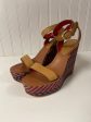 Sandals Designer By Coach In Tan, Size: 7.5 For Sale