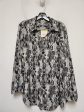 Top Long Sleeve By Anne Klein In Snakeskin Print, Size: M Sale