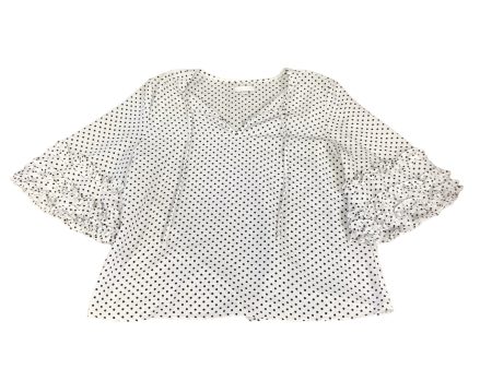 Top 3 4 Sleeve By 14th And Union In White, Size: S Online Hot Sale