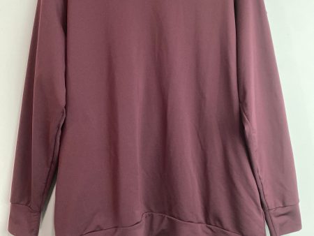 Athletic Sweatshirt Collar By Nike In Brown, Size: M on Sale