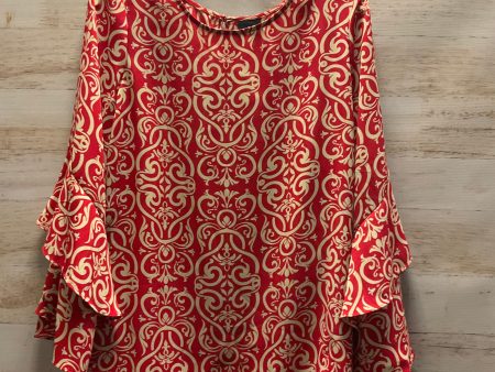 Blouse Long Sleeve By Worthington In Red, Size: M Online now