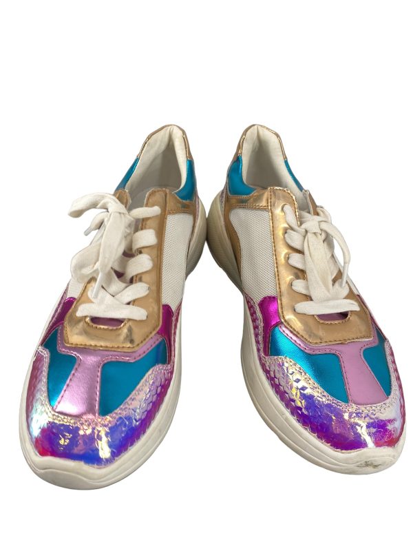 Shoes Sneakers By Steve Madden In Multi-colored, Size: 5 For Sale