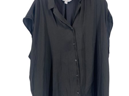 Blouse Sleeveless By Nine West In Black, Size: 2x Hot on Sale