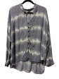 Blouse Long Sleeve By Cato In Purple & White, Size: 2x Online