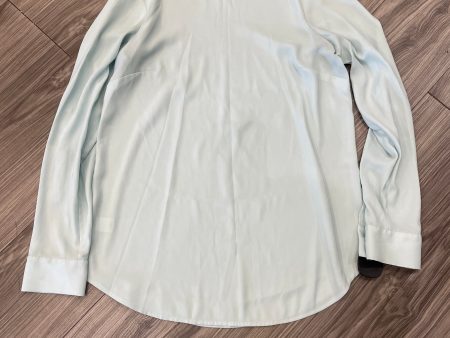 Blouse Long Sleeve By Ann Taylor In Green, Size: S Fashion