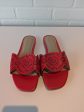 Sandals Flats By Ann Taylor In Red, Size: 6.5 Online Hot Sale