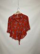 Floral Print Top Short Sleeve Free People, Size M For Cheap