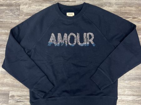 Sweatshirt Designer By Zadig And Voltaire In Navy, Size: S Cheap