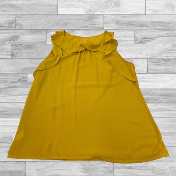 Top Sleeveless By Loft In Yellow, Size: Petite  M Online now