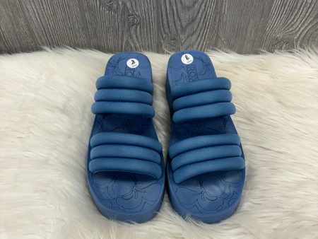 Sandals Flats By Roxy In Blue, Size: 8 For Sale