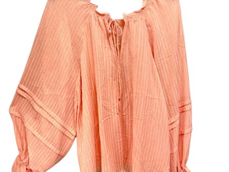 Out Of Town Striped Top By Free People In Stawberry, Size: M For Sale