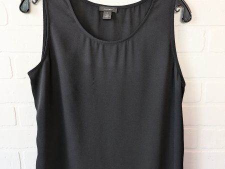 Top Sleeveless By Halogen In Black, Size: M Online Hot Sale