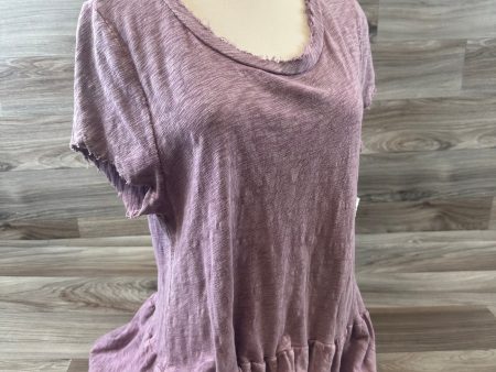 Top Short Sleeve Basic By Altard State In Purple, Size: L Cheap