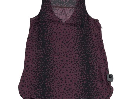 Top Sleeveless Designer By Vince In Black & Purple, Size: Xs Online Sale