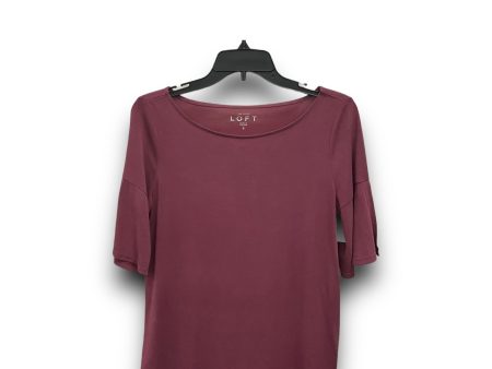 Top 3 4 Sleeve By Loft In Pink, Size: S Cheap