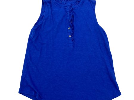 BLUE TOP SLEEVELESS by LOFT Size:XS Online now