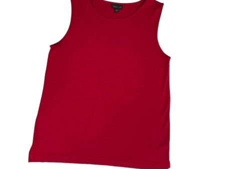 Top Sleeveless By J. Jill In Red, Size: M Online Hot Sale