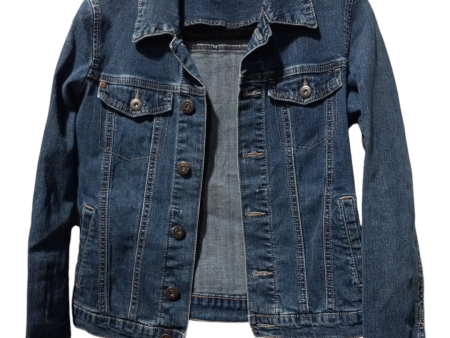 Jacket Denim By Wrangler In Blue Denim, Size: S Online Sale