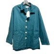 Jacket Shirt By Mien In Teal, Size: M For Sale