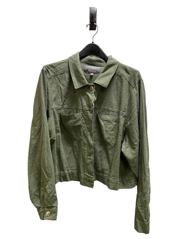 Jacket Other By Torrid In Green, Size: 3x Online now