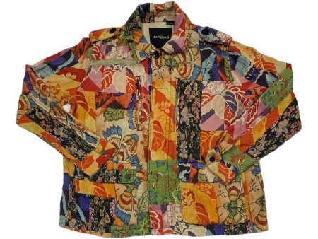 Jacket Designer By Desigual In Multi-colored, Size: L Online Sale